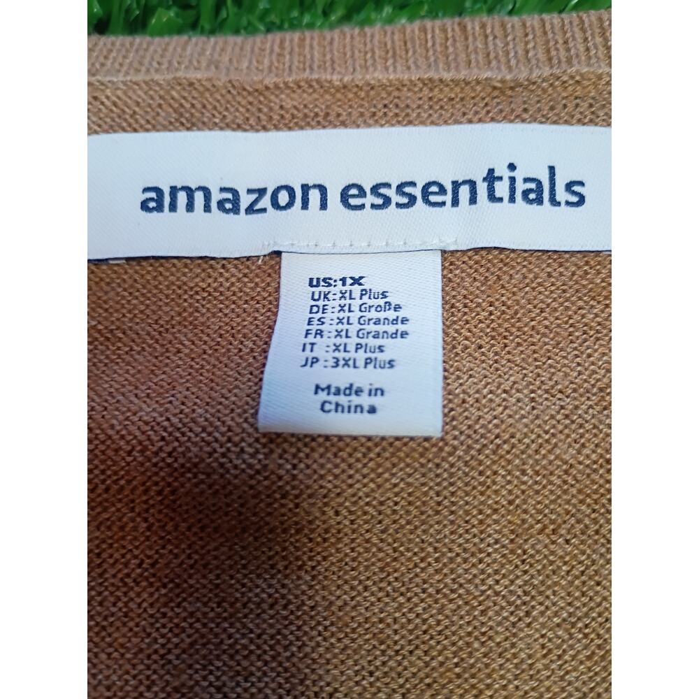 NWT Amazon Essentials Women's Lightweight V-Neck Sweater XL - Picture 2 of 6